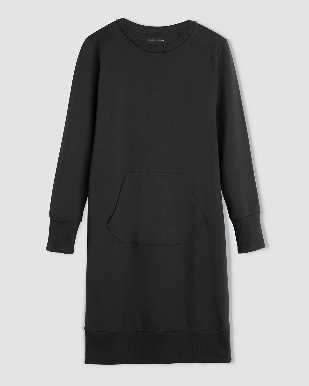 Bree Sweatshirt Dress - Black - Image 3