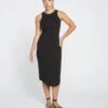 Cai High Neck Tank Dress - Black