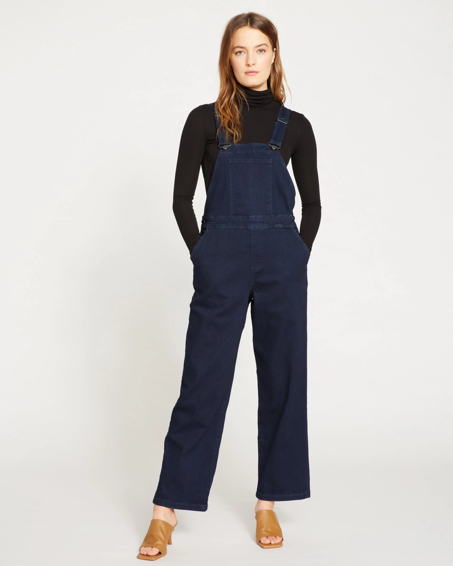 Casey Classic Denim Overalls - Dark Indigo - Image 2