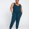 Superfine French Terry Jumpsuit - Deep Sea