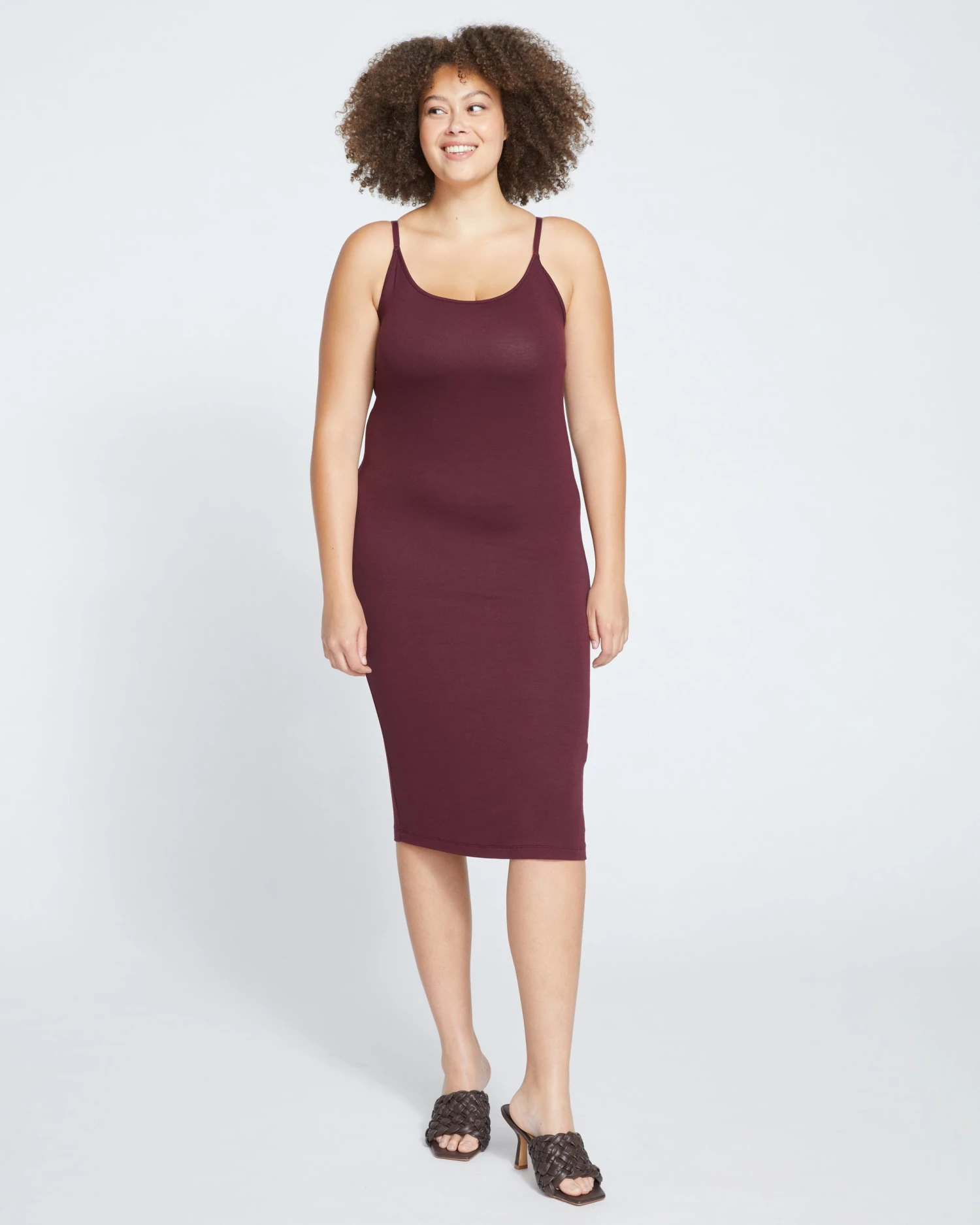 Foundation Cami Dress - Black Cherry