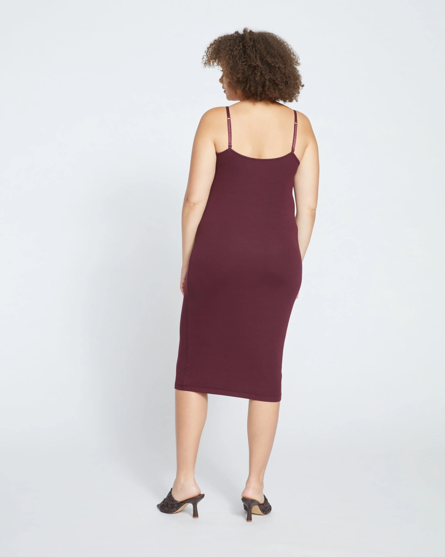 Foundation Cami Dress - Black Cherry - Image 4