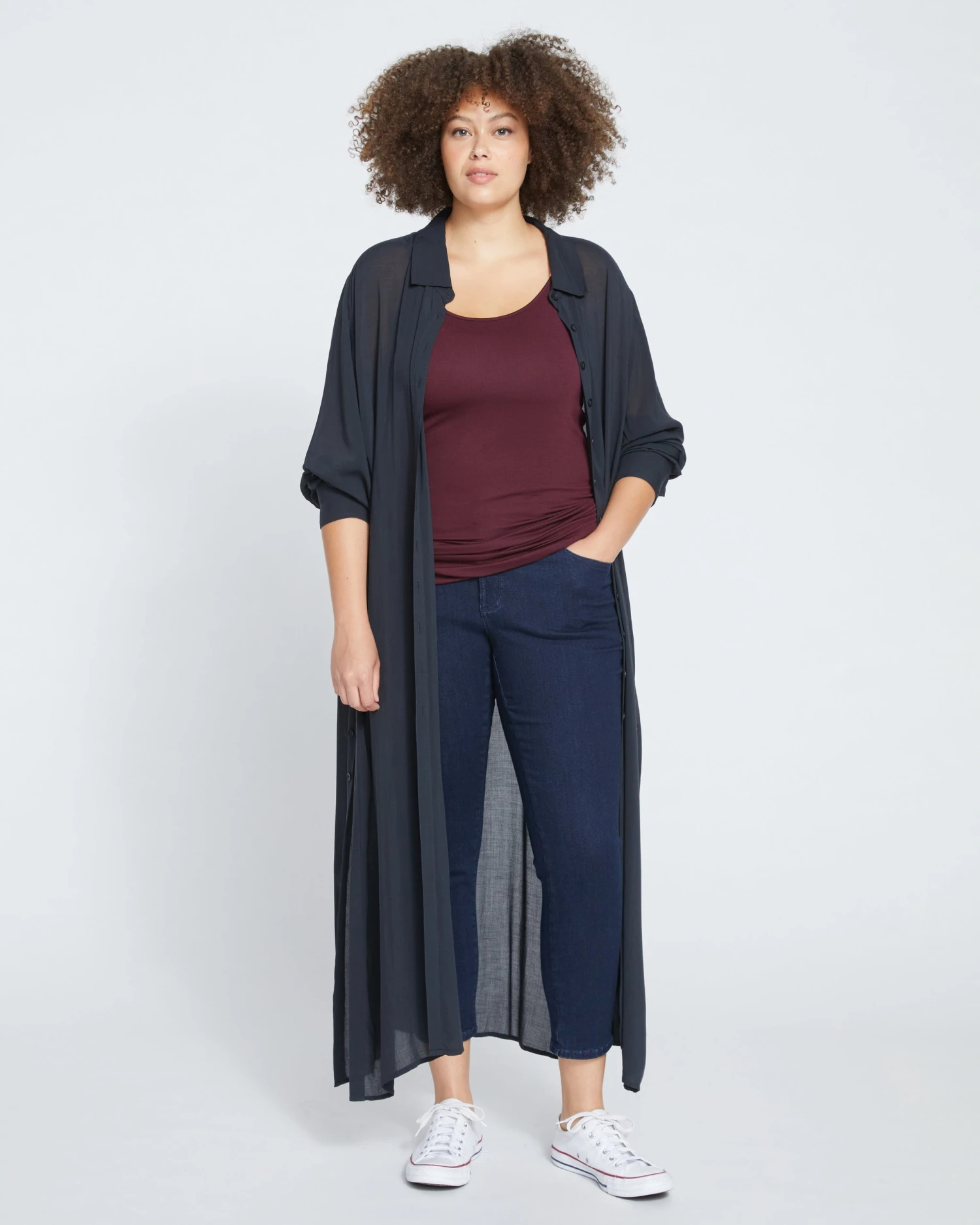 Foundation Camisole - Black Cherry