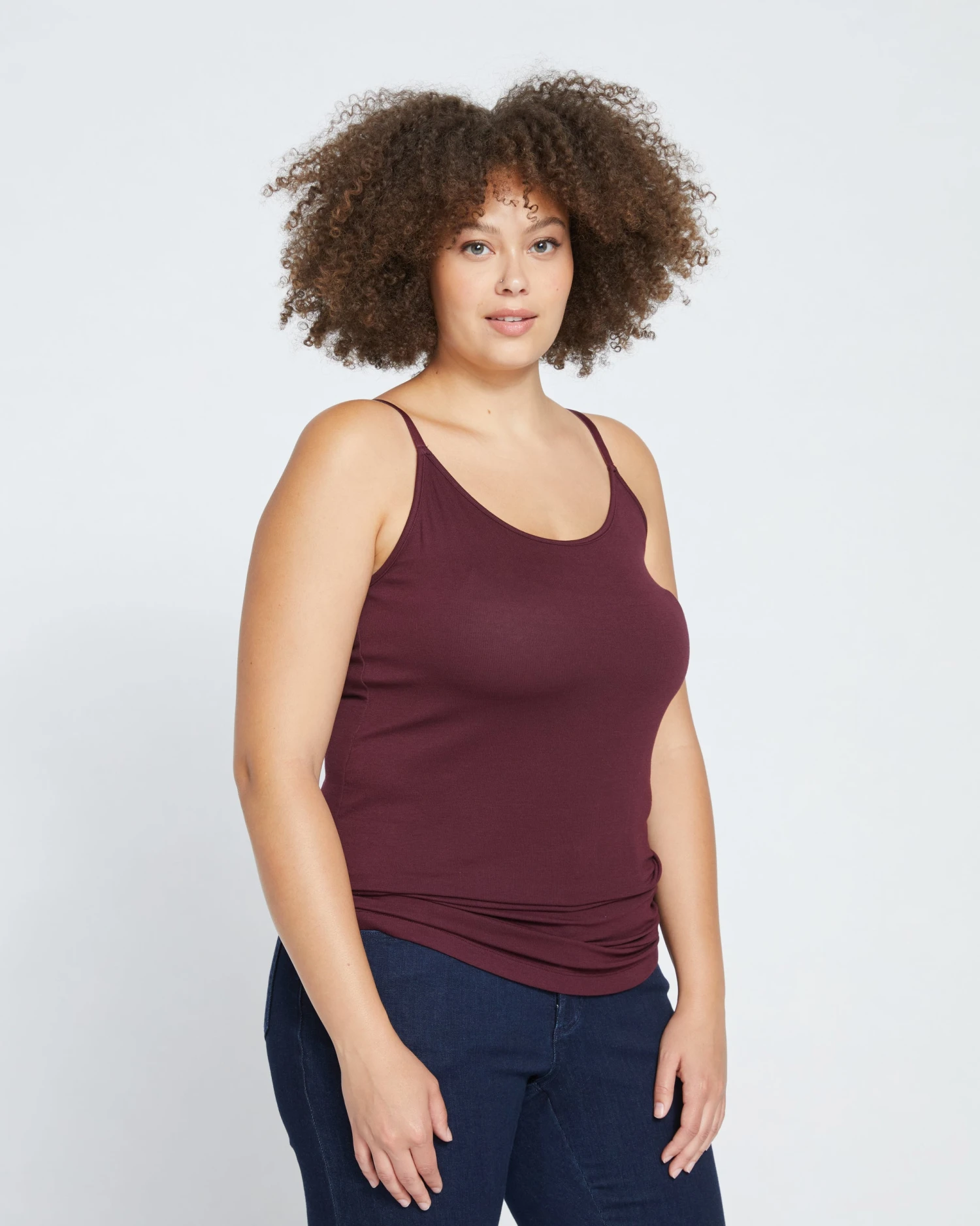 Foundation Camisole - Black Cherry - Image 3