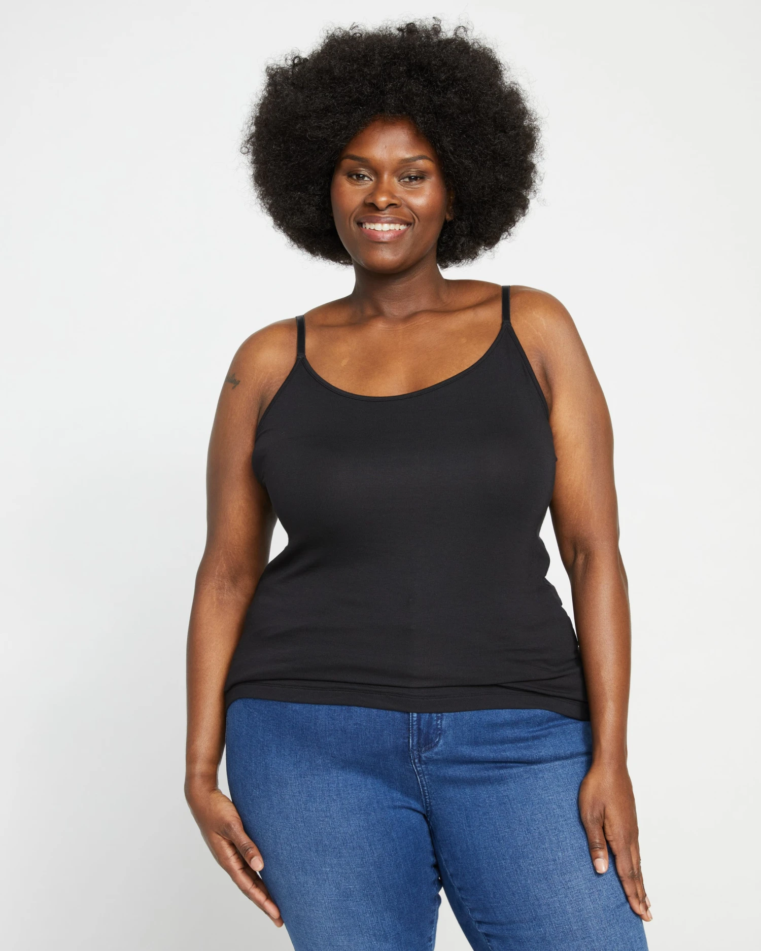 Foundation Camisole - Black - Image 2