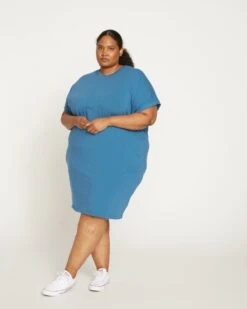 Elizabeth Easy Dress - Cerulean