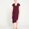 Iconic Geneva V-Neck Dress - Jam