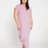 Iconic Geneva V-Neck Dress - Lilac