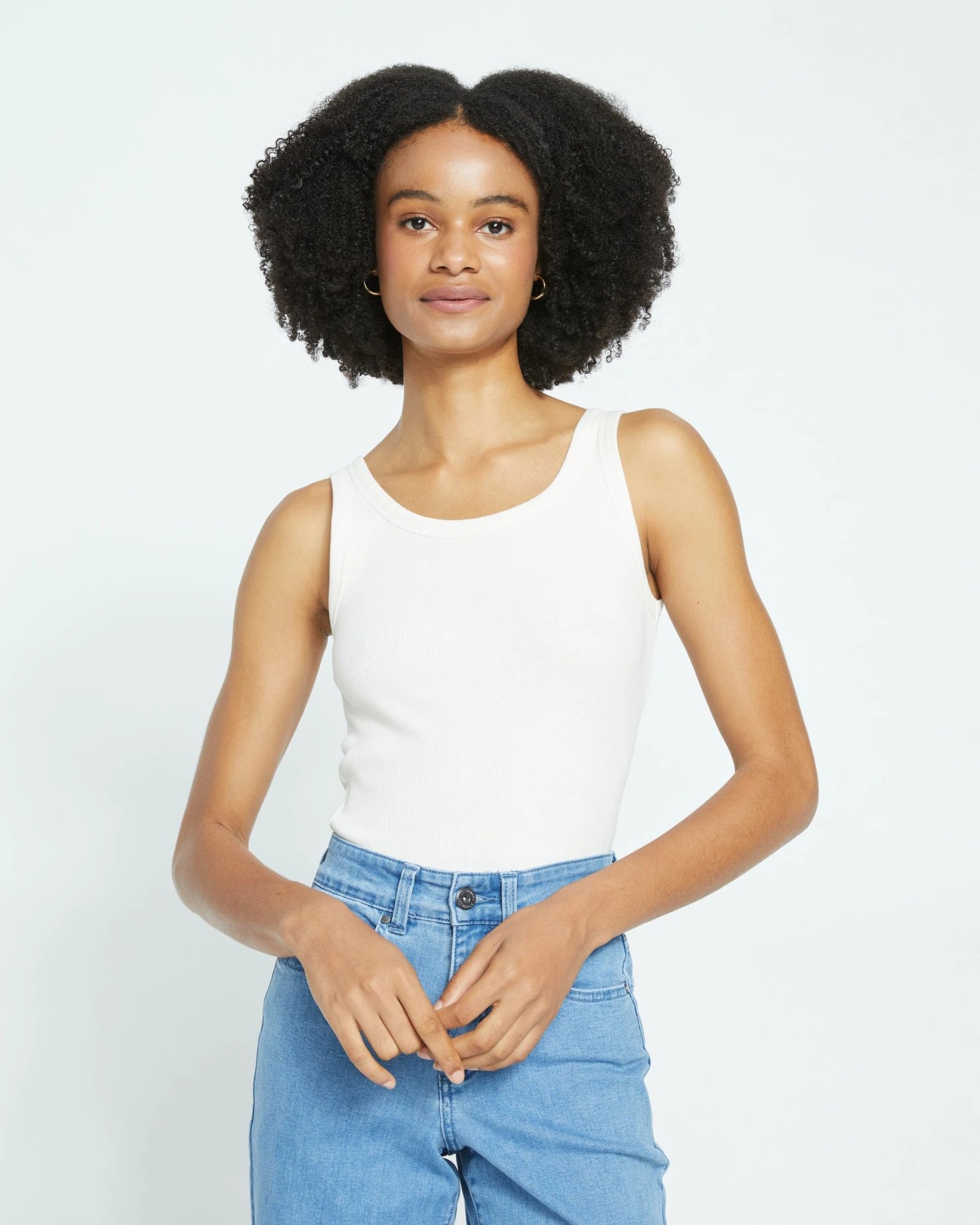 Loire Ribbed Tank - Vapor