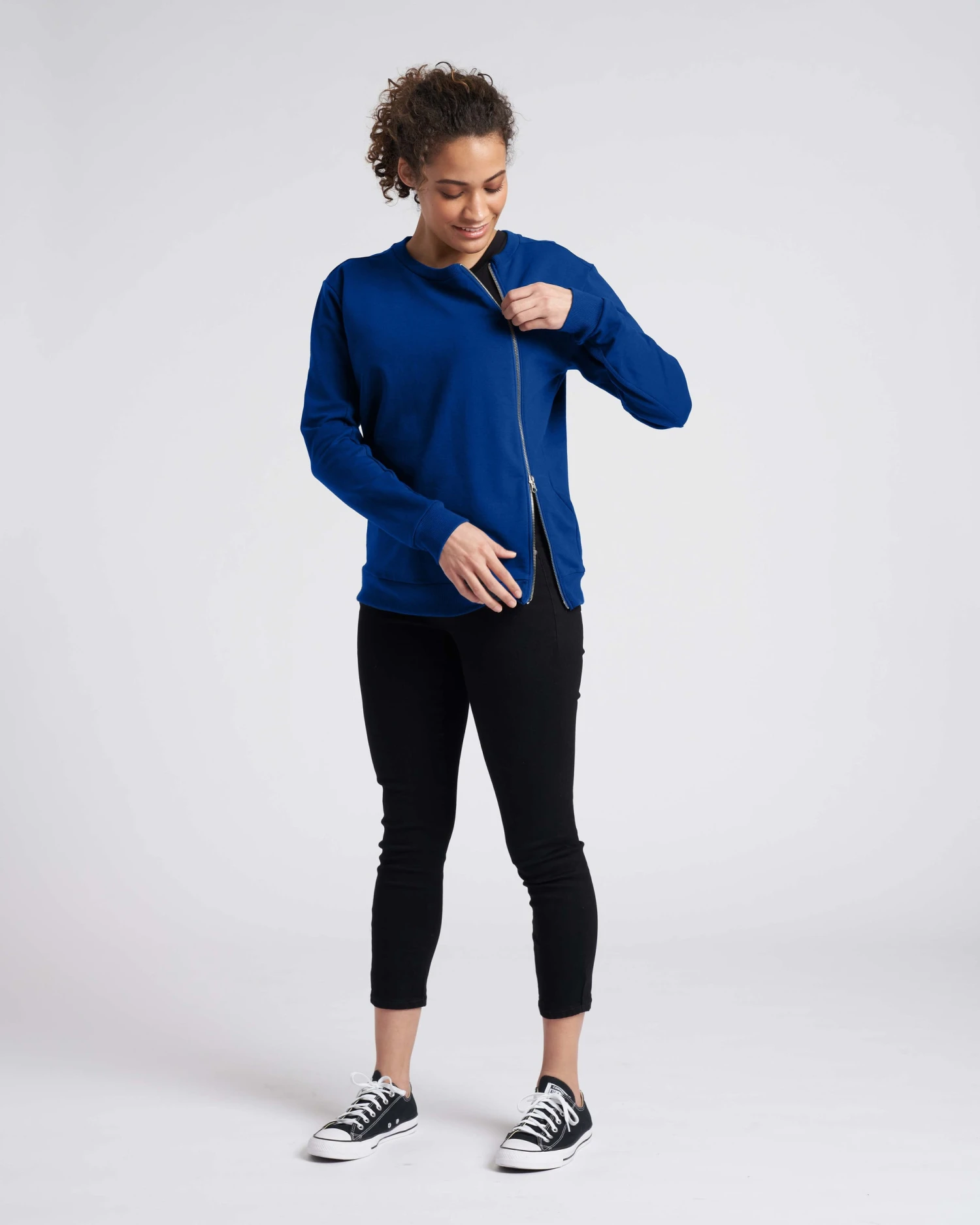 Meridian Zip Pullover - Lapis - Image 3