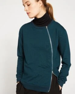 Meridian Zip Pullover - Deep Sea