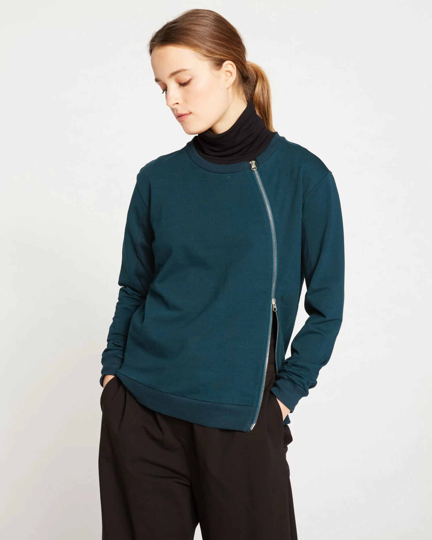 Meridian Zip Pullover - Deep Sea - Image 2
