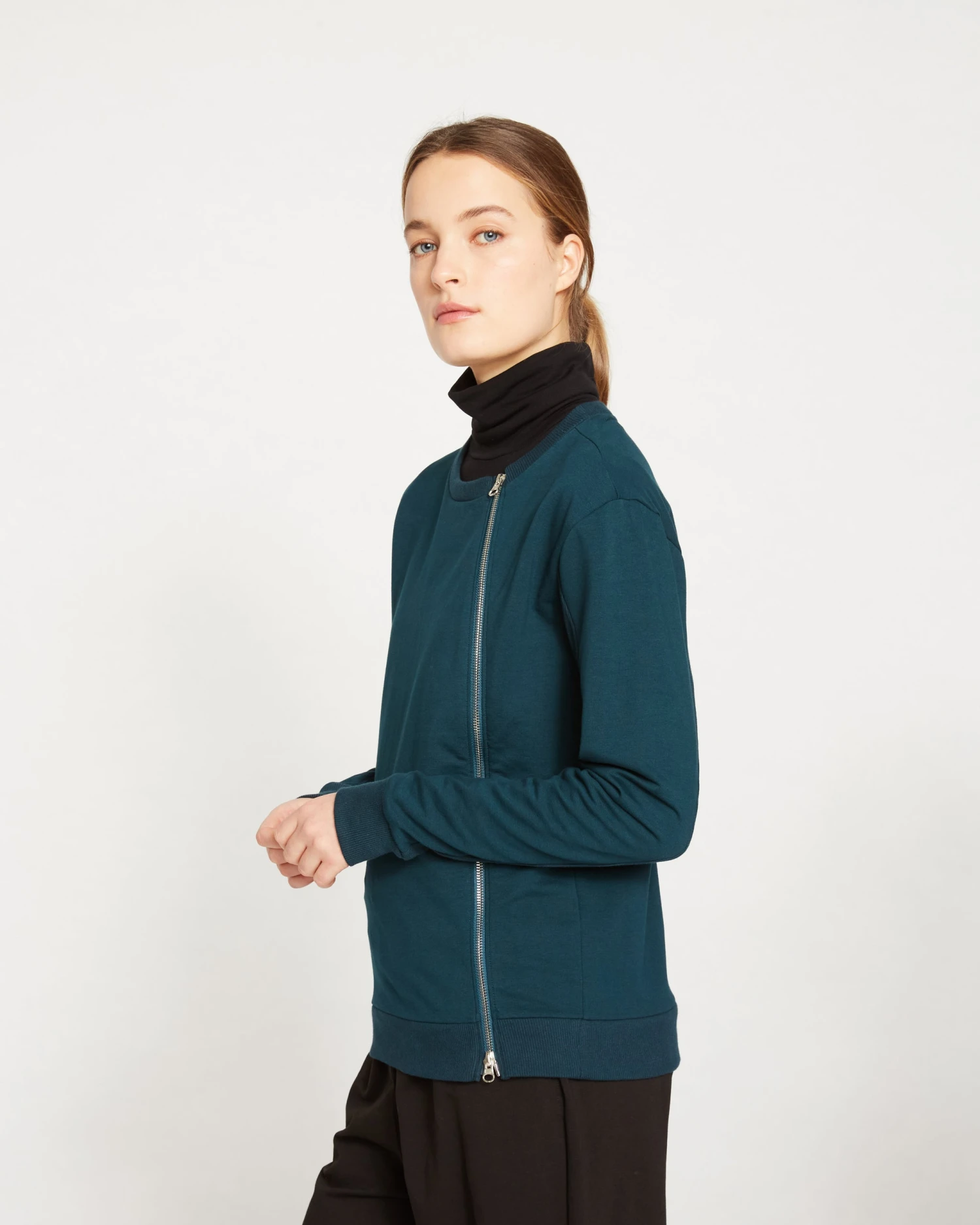 Meridian Zip Pullover - Deep Sea - Image 3