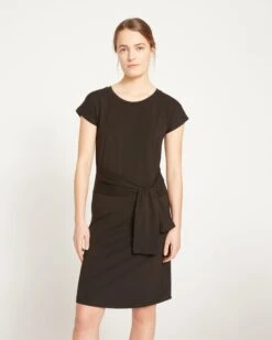Misa Jersey Dress - Black