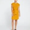 Misa Jersey Dress - Dried Saffron