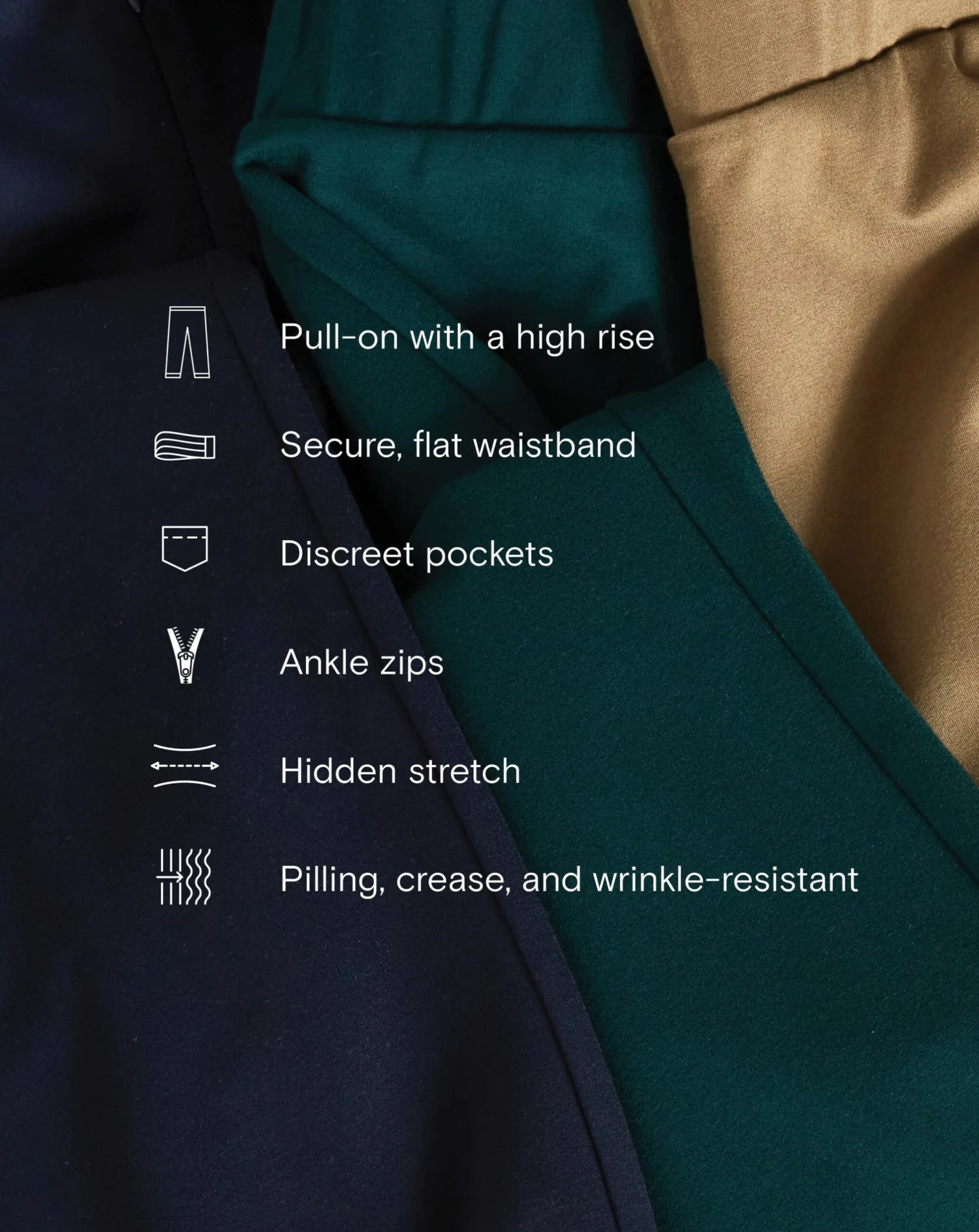 Moro Pocket Signature Ponte Pants - Charcoal - Image 6