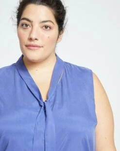 Brava Cupro Blouse - Cuban Lily