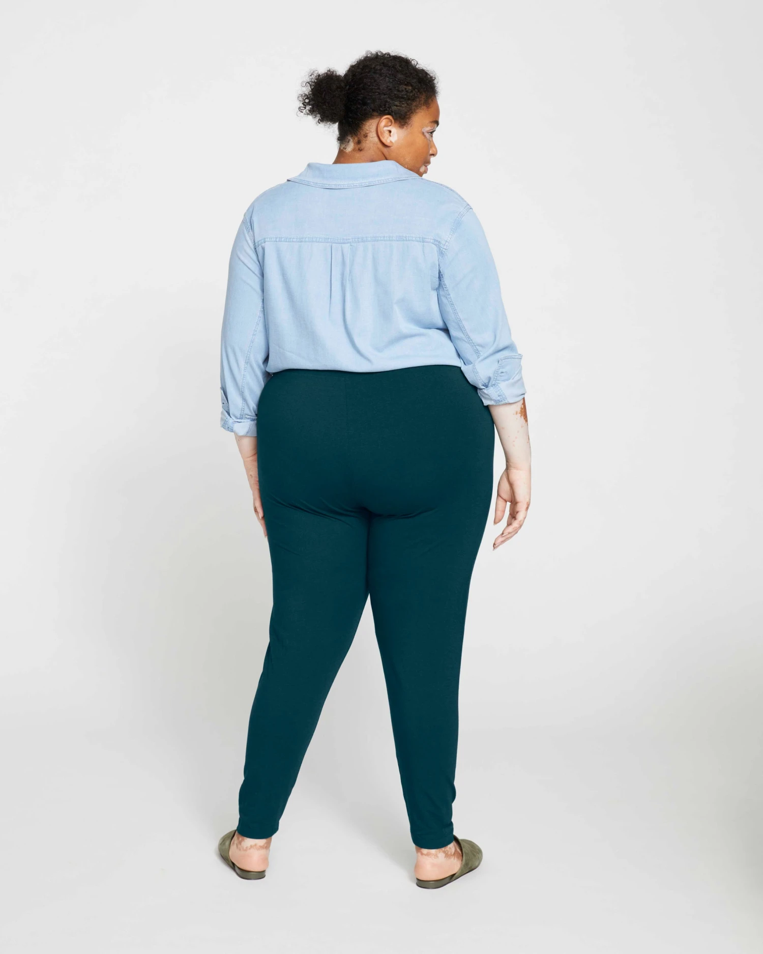 Roya Leggings 27 Inch - Deep Sea - Image 4