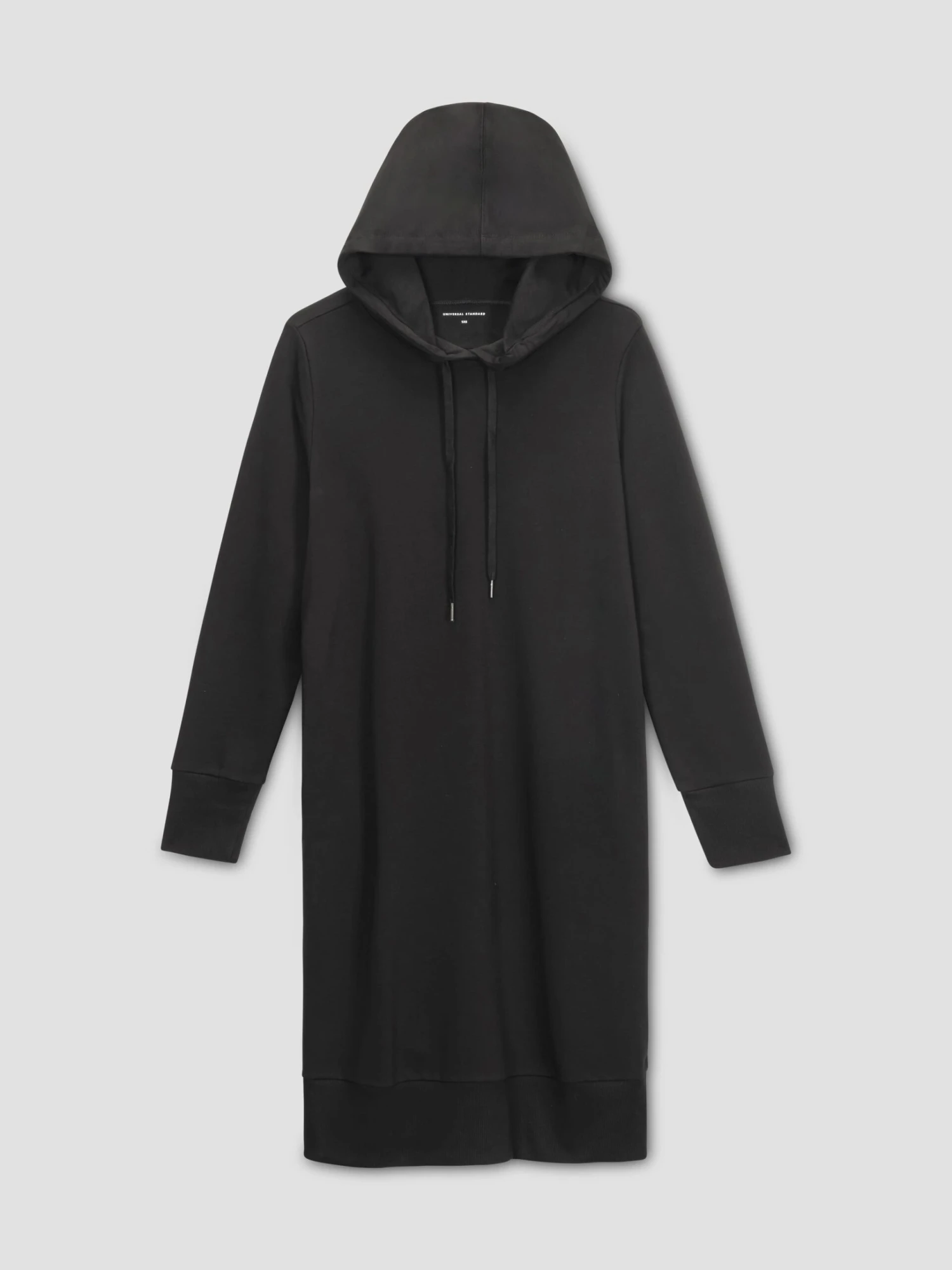 Carefree Hoodie Sweatshirt Dress - Black - Image 3