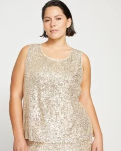 Zelda Sequin Tank - Twinkle