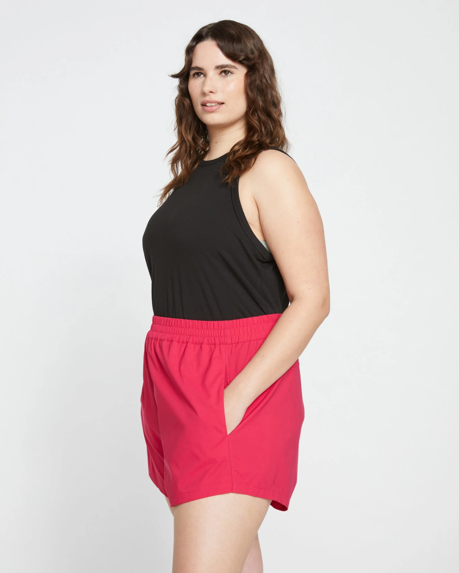 Sunny Swim Shorts - Cerise - Image 3