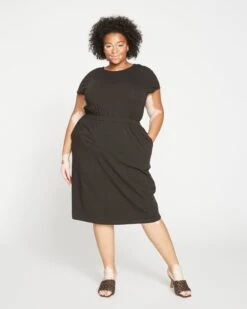 Afternoon Tee Dress - Black