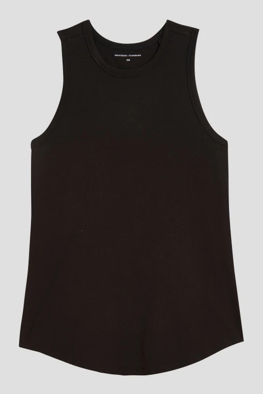 Cai High Neck Tank - Black - Image 2