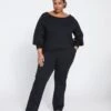 Superfine French Terry Flares - Black