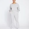 Superfine French Terry Flares - Heather Grey